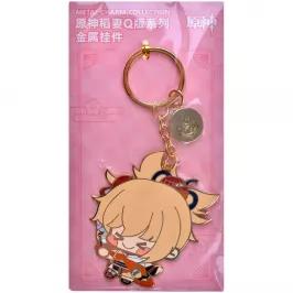 Брелок металический Chibi Character Metal Keychain Yoimiya